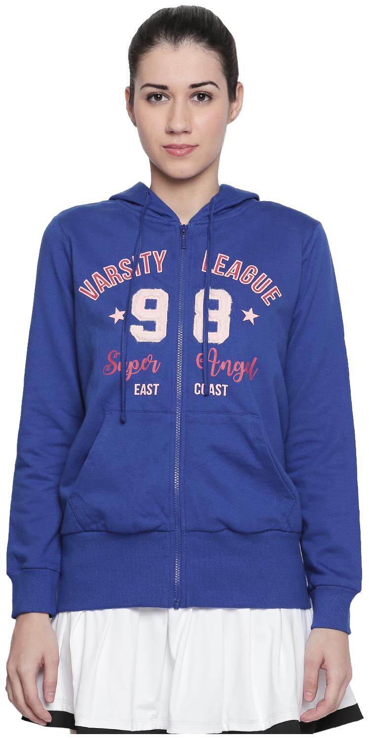 

Ajile By Pantaloons Women Printed Sweatshirt - Blue