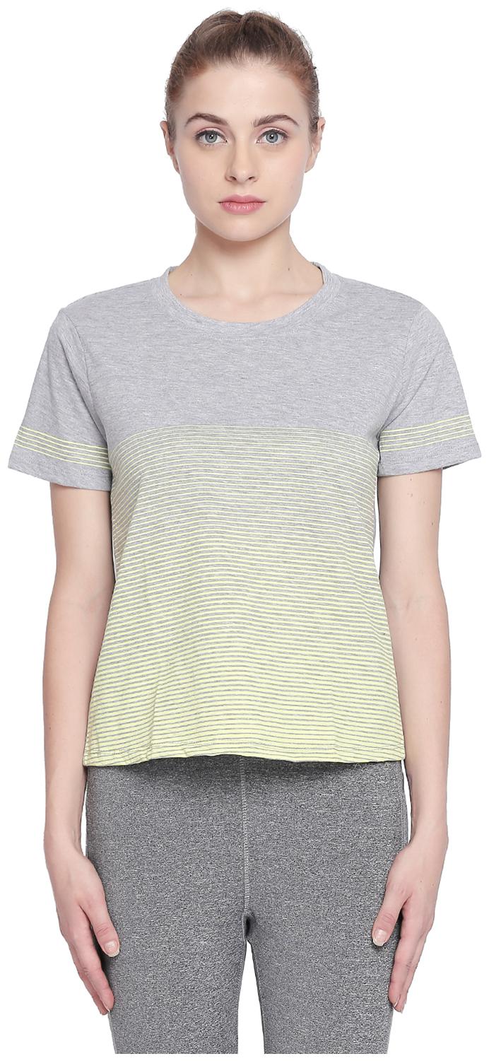 

Ajile By Pantaloons Women Green Regular fit Round neck Cotton T shirt