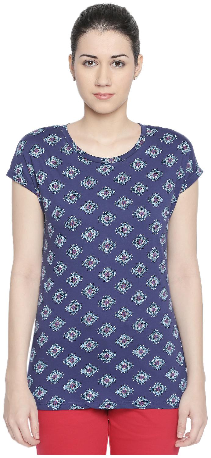 

Ajile By Pantaloons Women Printed Regular top - Blue