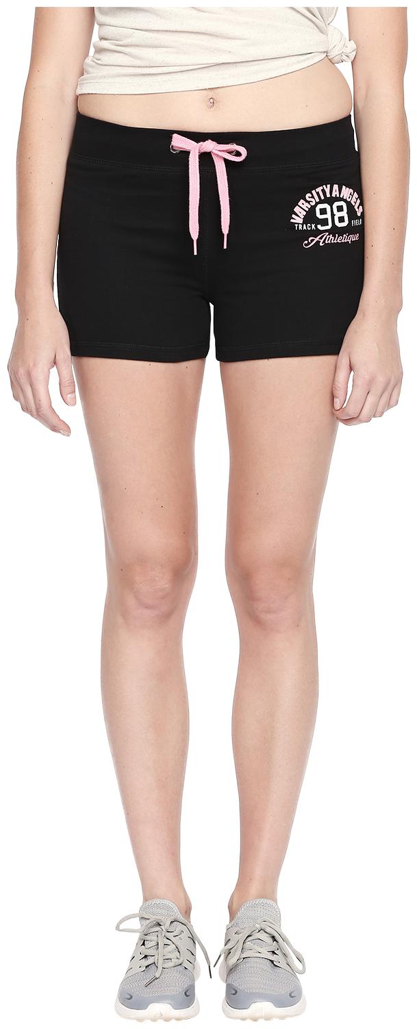 

Ajile By Pantaloons Women Solid Regular shorts - Black