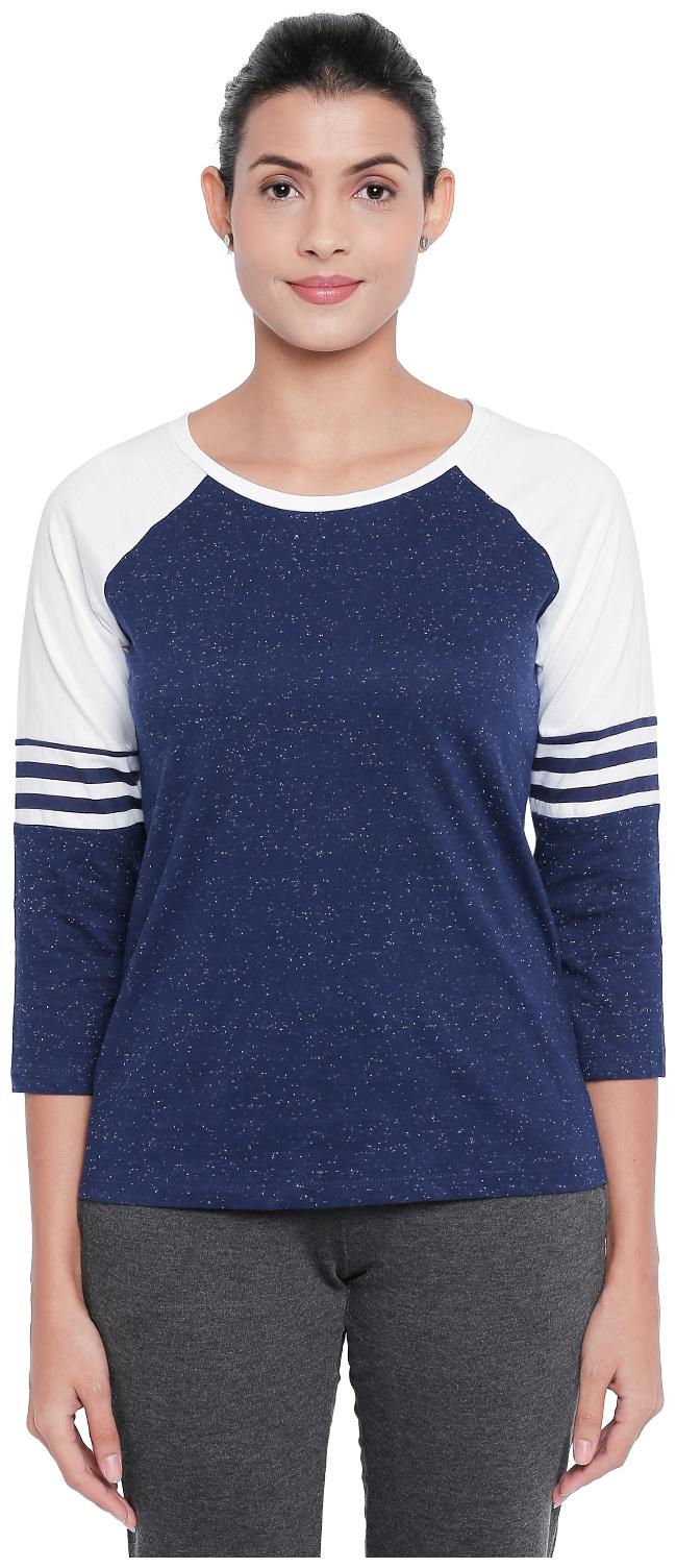 

Ajile By Pantaloons Women Solid Regular top - Blue
