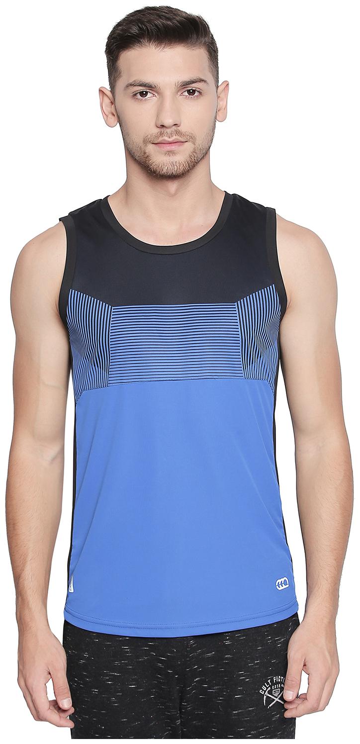 

Ajile By Pantaloons Men Blue Slim fit Polyester Round neck T-Shirt - Pack Of 1