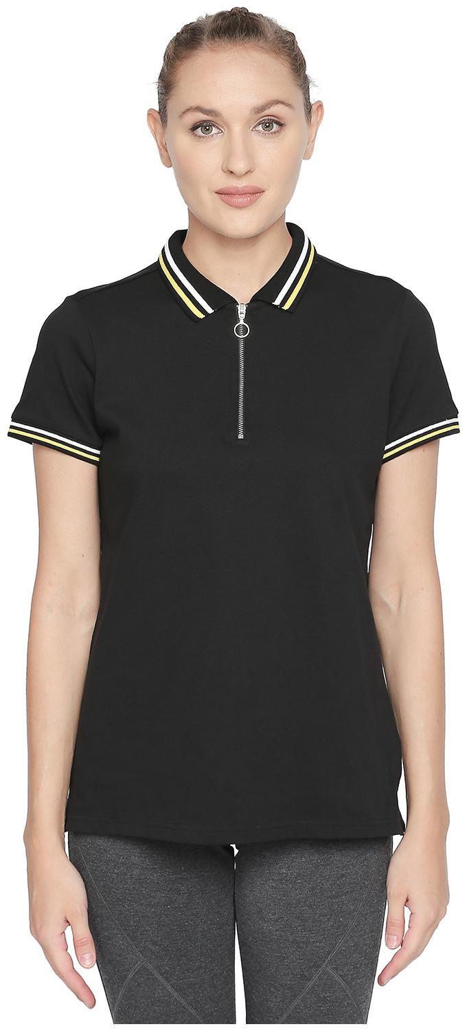 

Ajile By Pantaloons Women Solid Regular top - Black