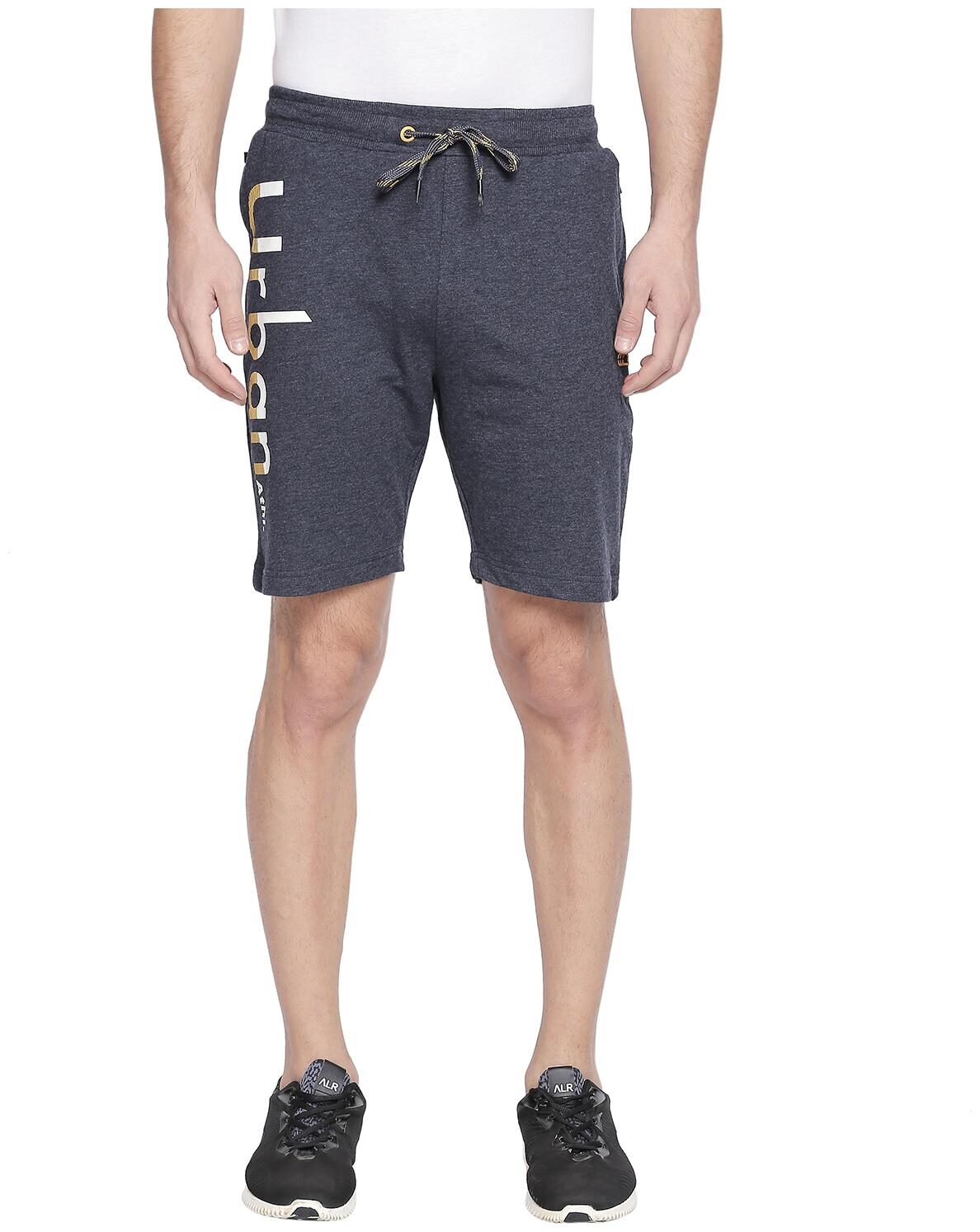 

Ajile By Pantaloons Men Blue Regular Fit Regular Shorts