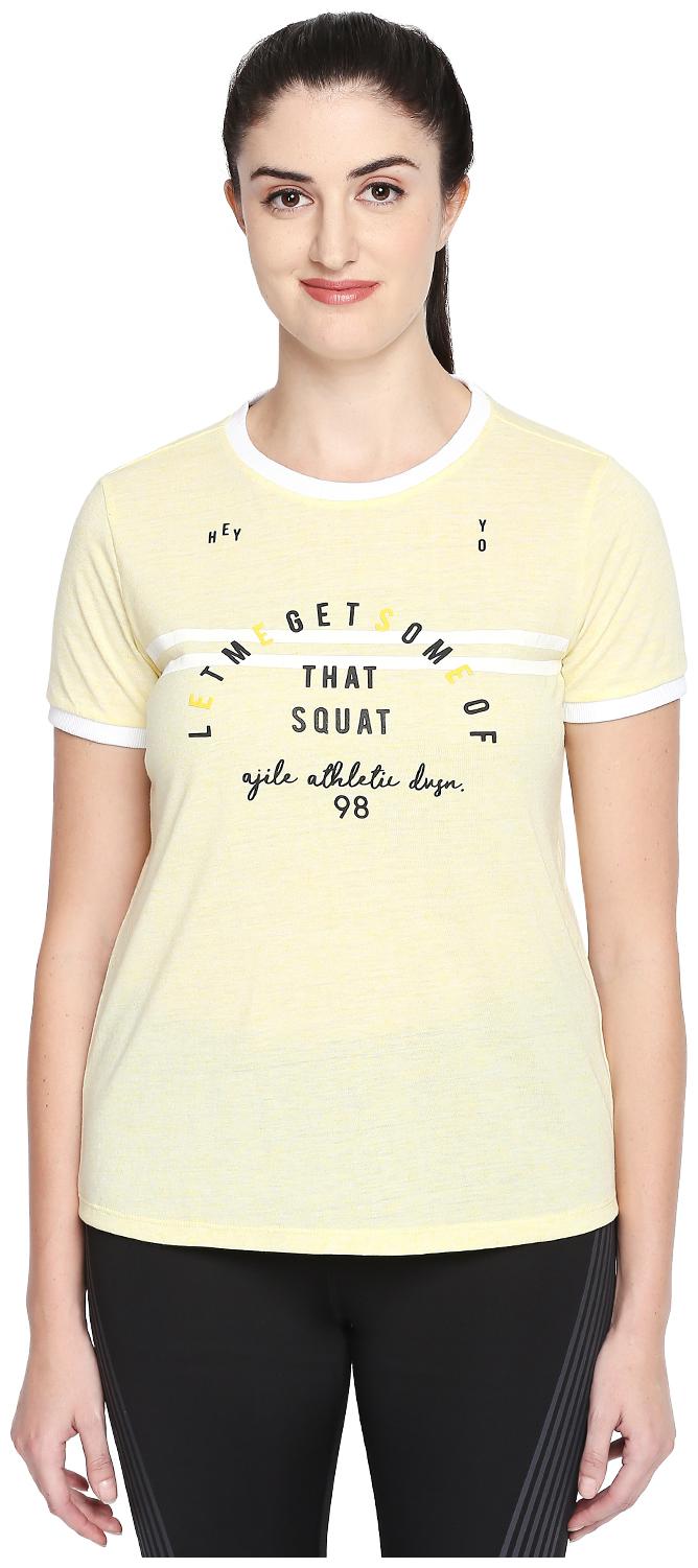 

Ajile By Pantaloons Women Printed Regular top - Yellow