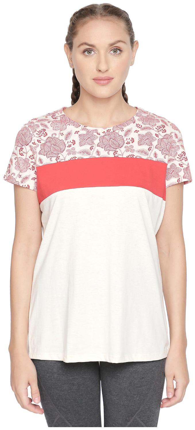 

Ajile By Pantaloons Women Printed Regular top - Red White