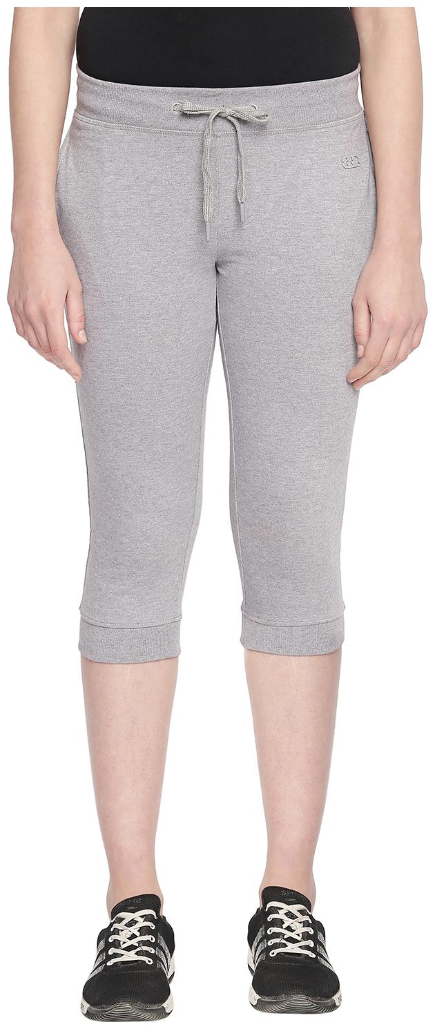 

Ajile By Pantaloons Women Regular fit Cotton Solid Track pants - Grey