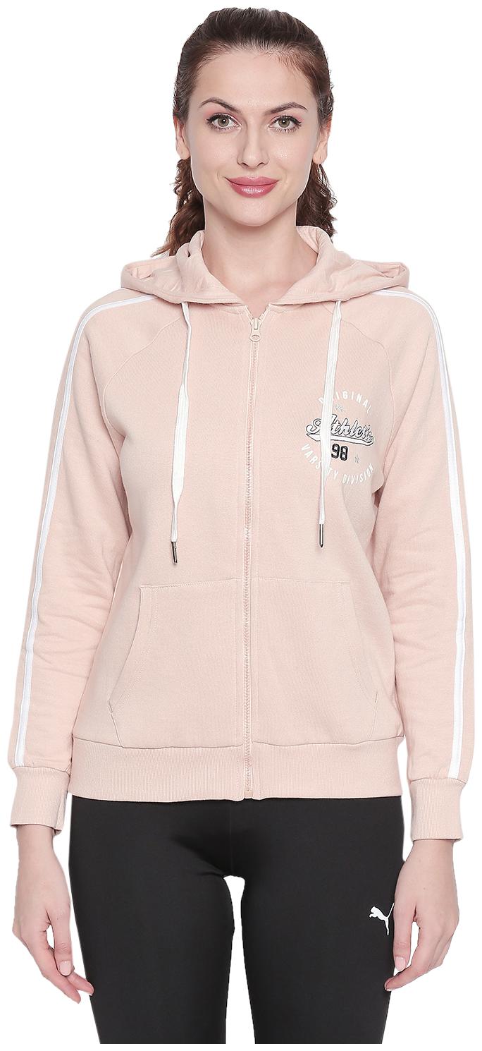 

Ajile By Pantaloons Women Solid Hoodie - Pink