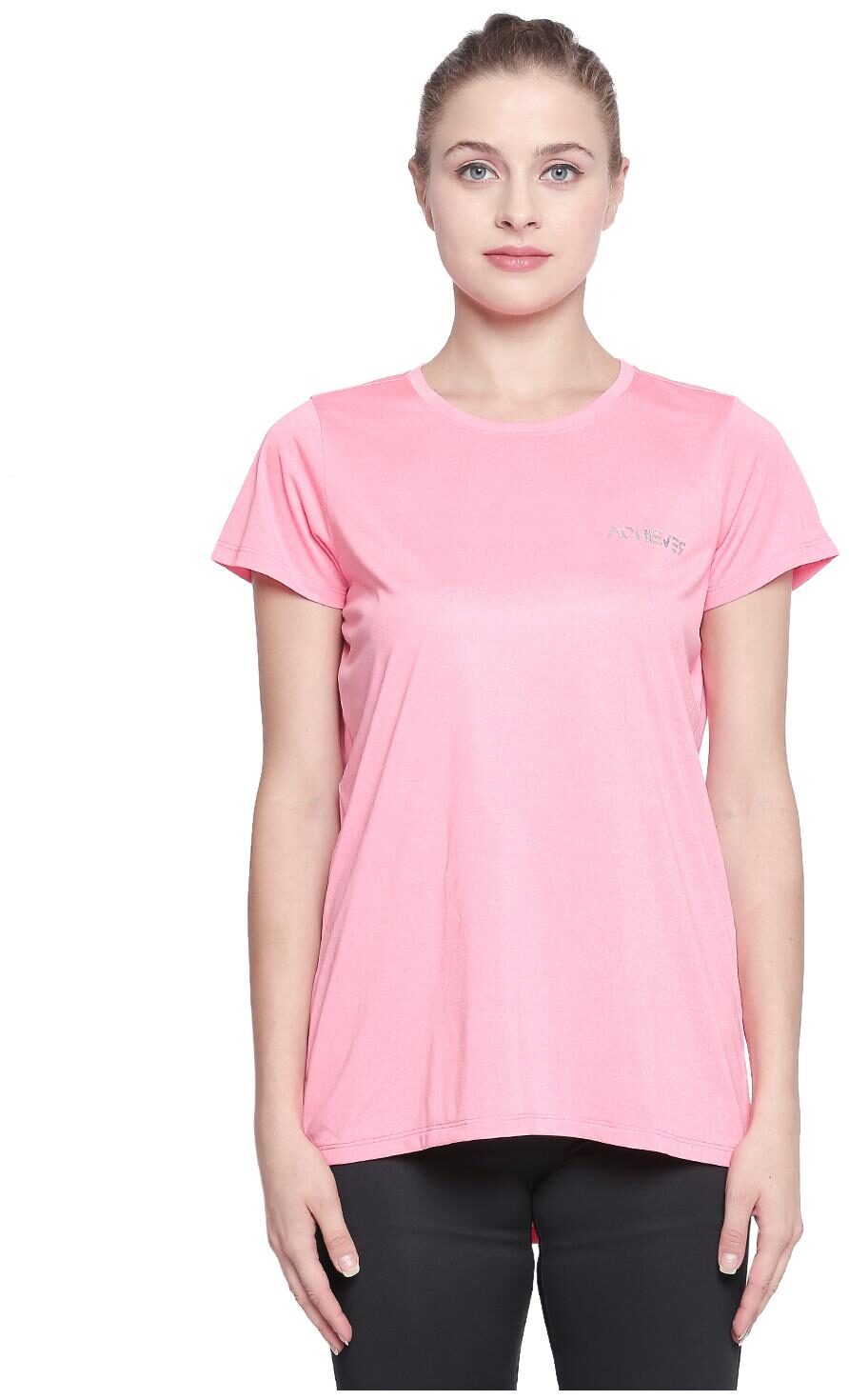 

Ajile By Pantaloons Women Solid Regular top - Pink