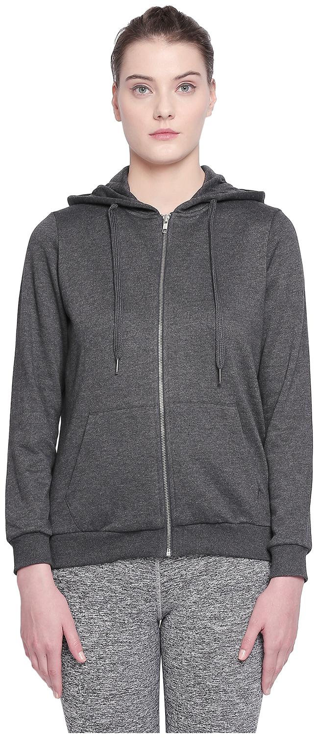 

Ajile By Pantaloons Women Solid Sweatshirt - Grey