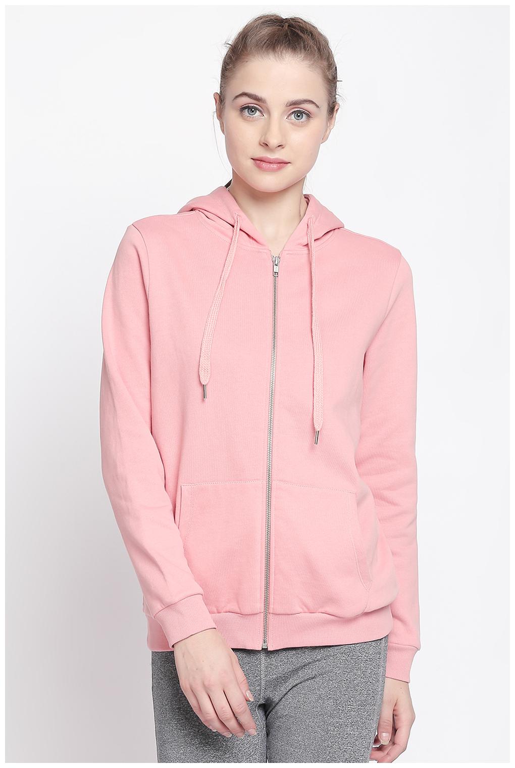 

Ajile By Pantaloons Women Solid Sweatshirt - Pink