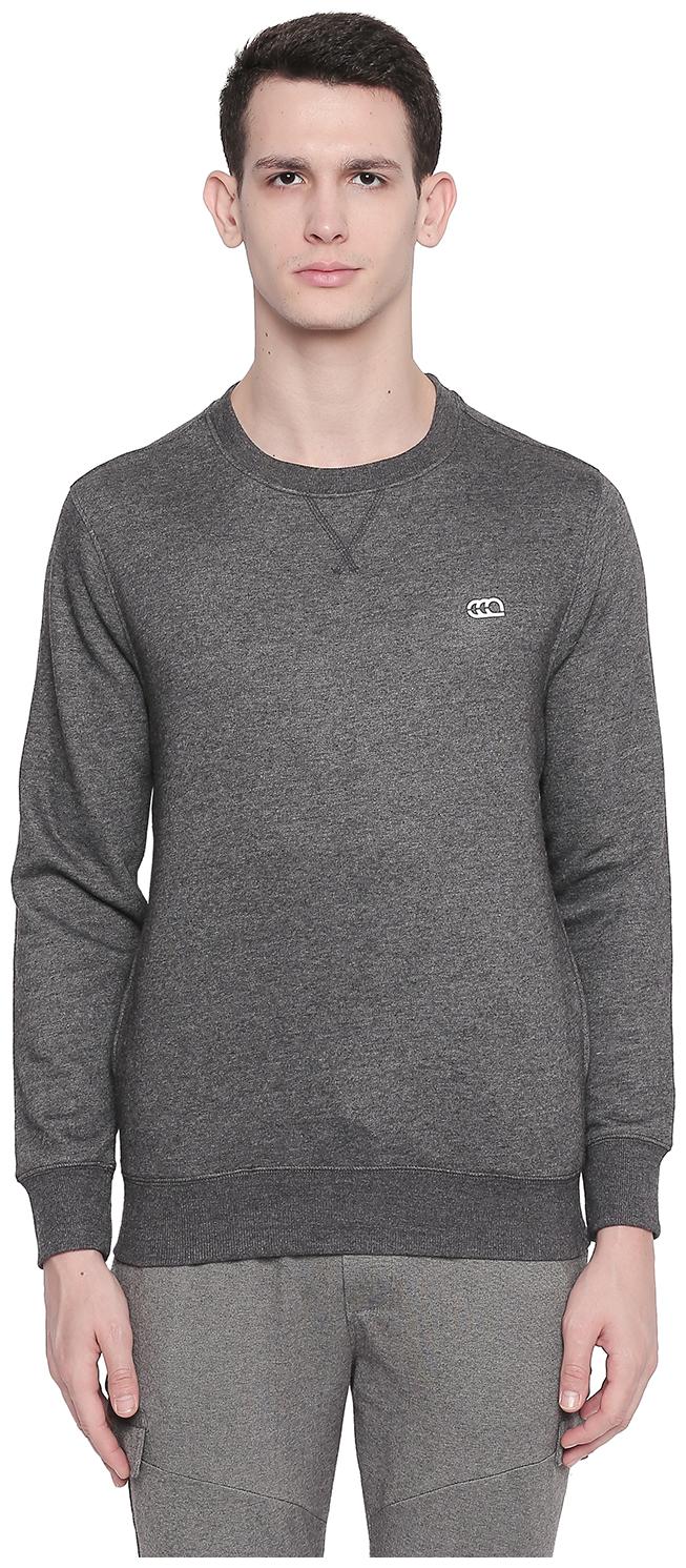 

Ajile By Pantaloons Polyester Solid Men Grey Sweatshirt