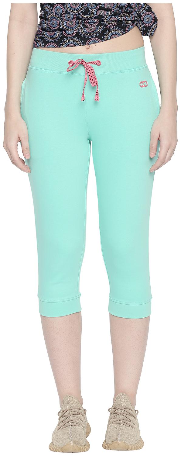 

Ajile By Pantaloons Women Regular fit Cotton Solid Track pants - Green