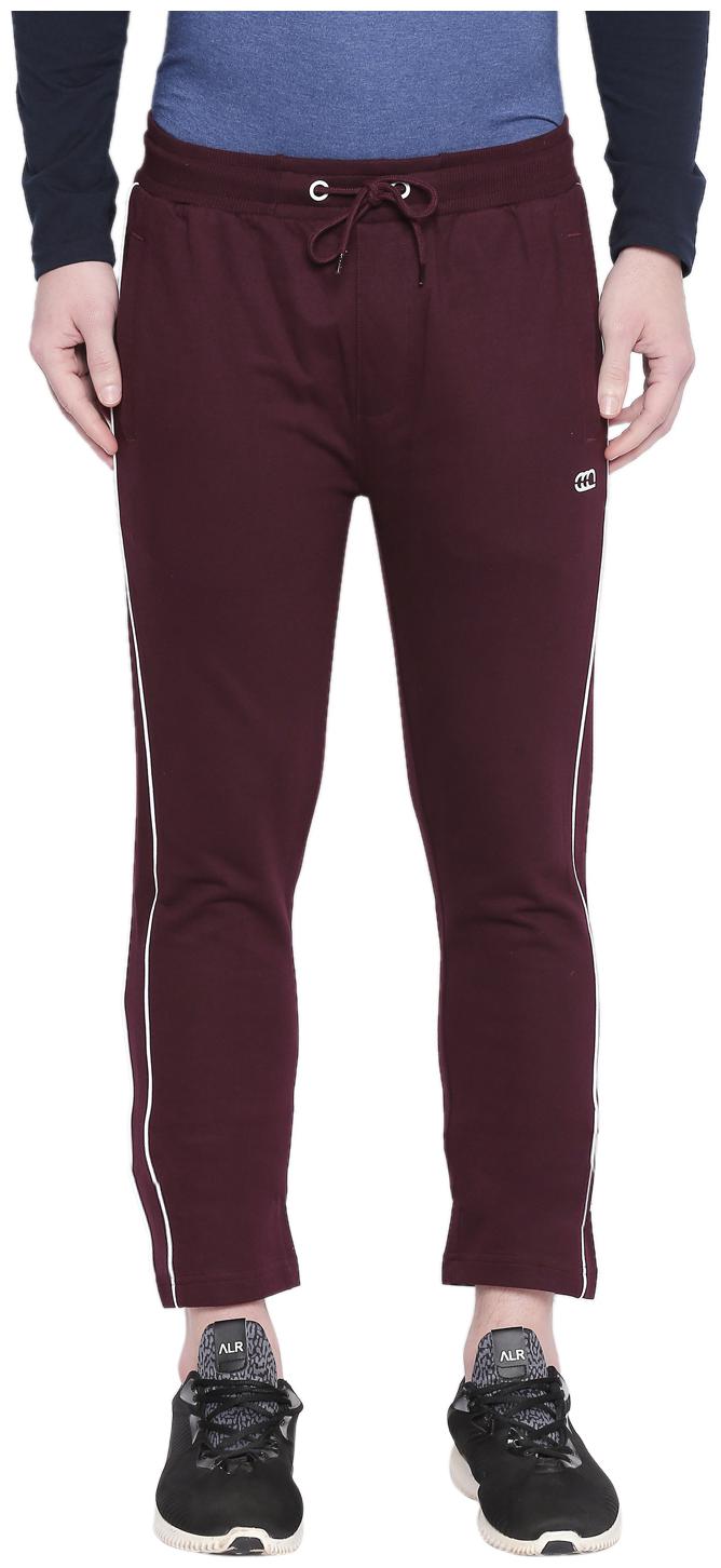 

Ajile By Pantaloons Men Maroon Solid Slim fit Track pants