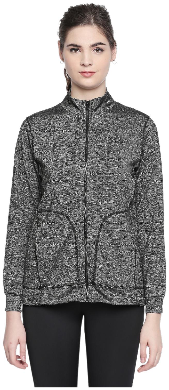 

Ajile By Pantaloons Women Textured Sweatshirt - Grey
