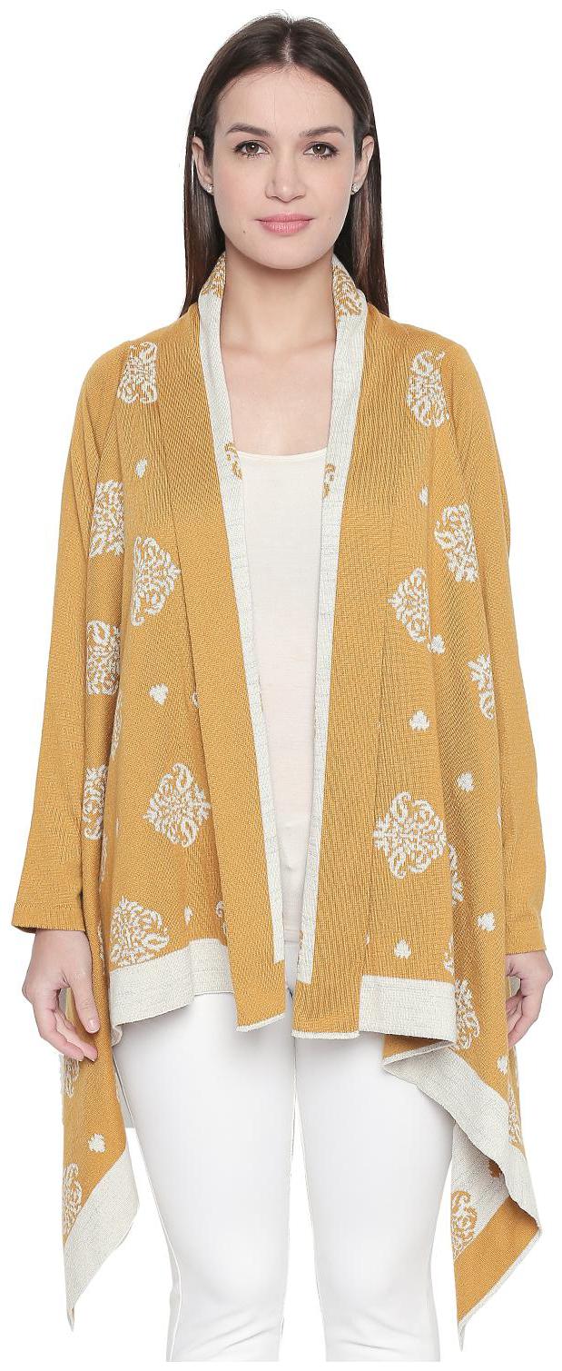

Akkriti By Pantaloons Women Shrug - Yellow