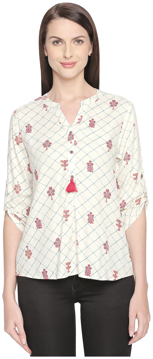

Akkriti By Pantaloons Women Printed Regular top - Multi