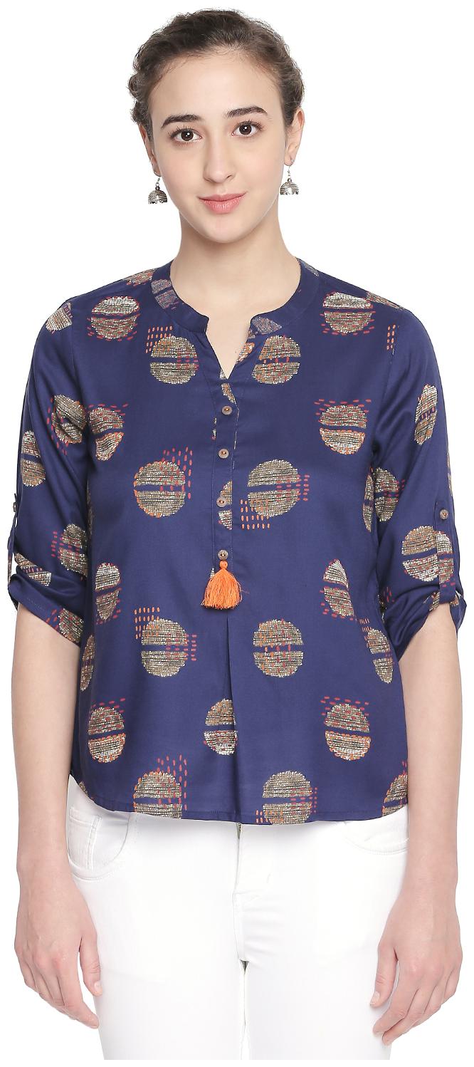 

Akkriti By Pantaloons Women Printed Regular top - Multi