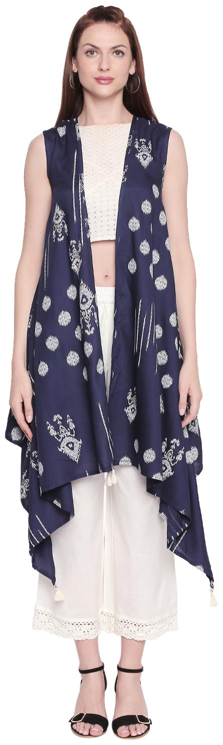 

Akkriti By Pantaloons Women Shrug - Blue