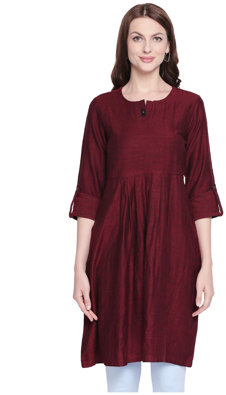 

Akkriti By Pantaloons Women Checked Regular tunic - Blue