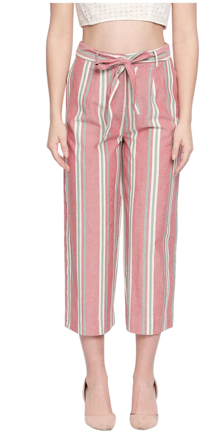 

Akkriti By Pantaloons Women Pink Regular fit Cullotes