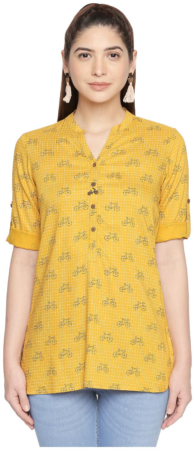 

Akkriti by Pantaloons Womens Tunic Blue