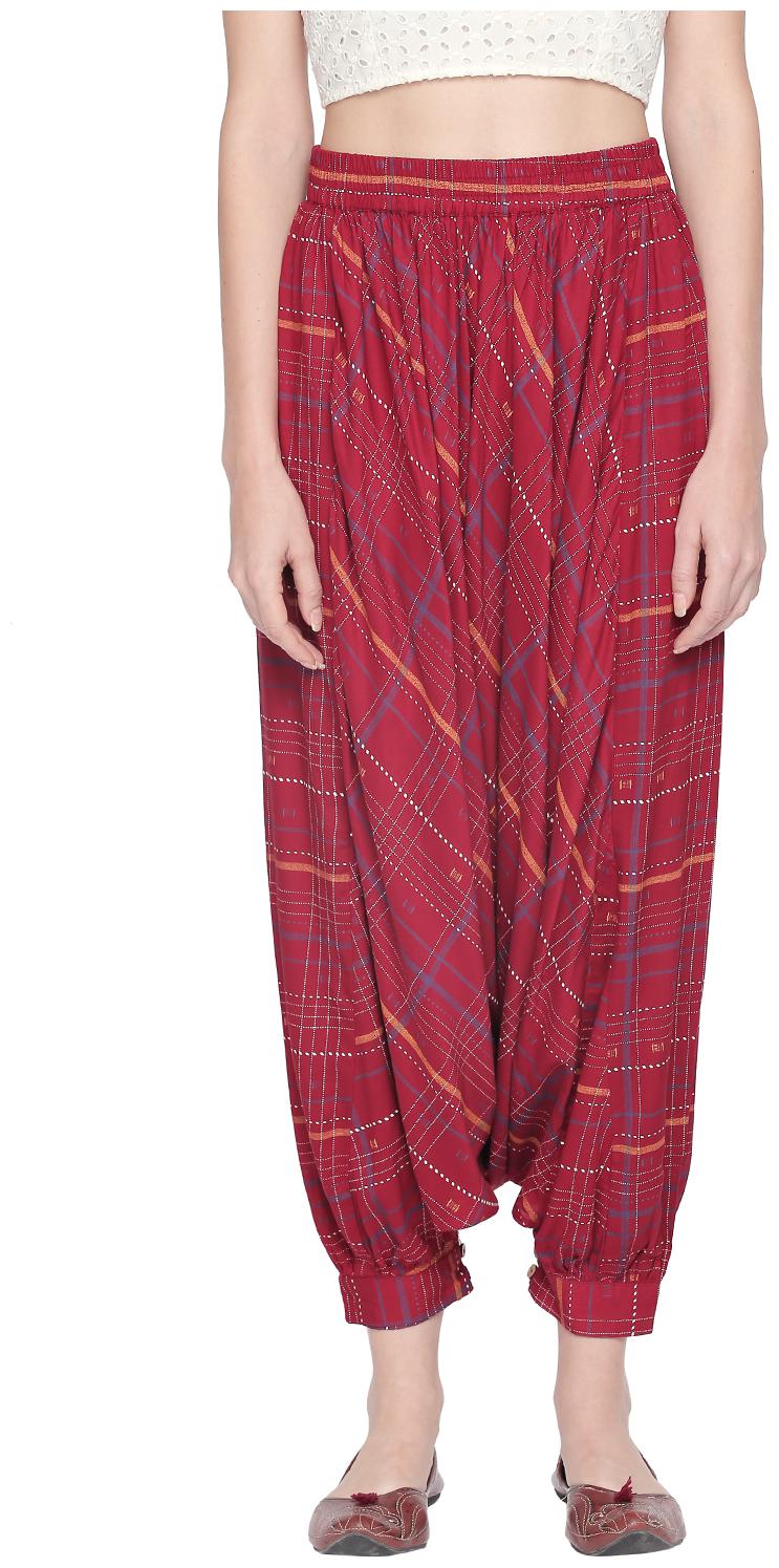 

Akkriti By Pantaloons Women Red Regular fit Regular pants