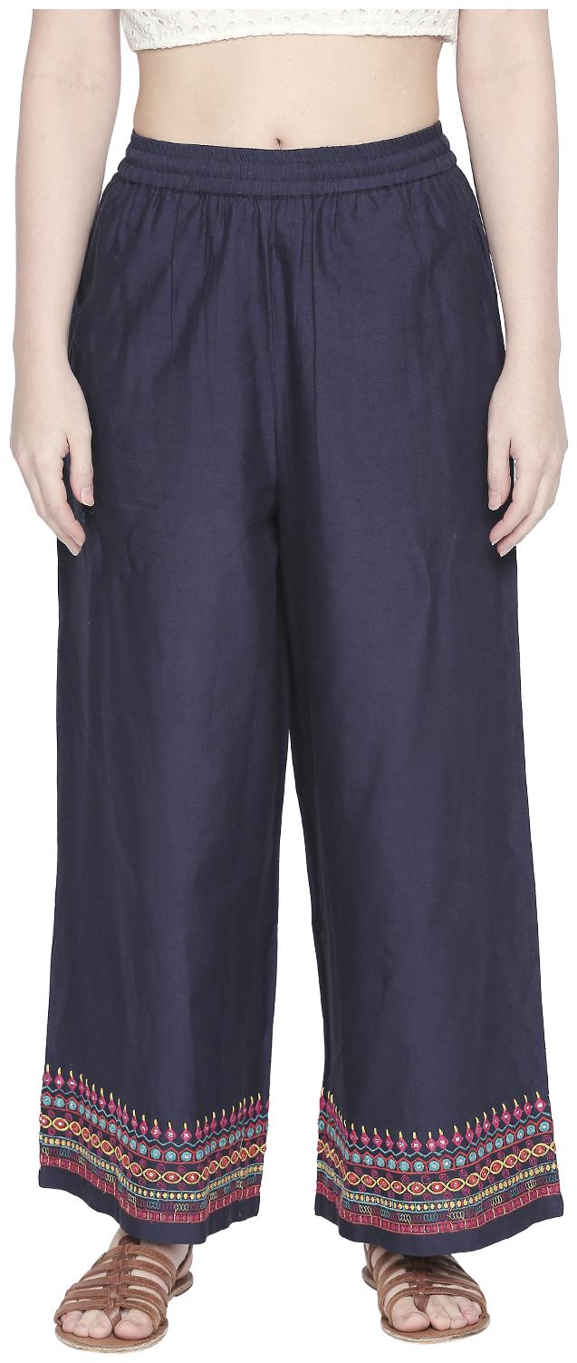 

Akkriti By Pantaloons Women Blue Regular fit Regular pants