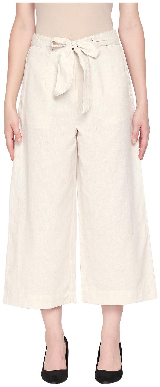 

Akkriti By Pantaloons Women White Regular fit Cullotes