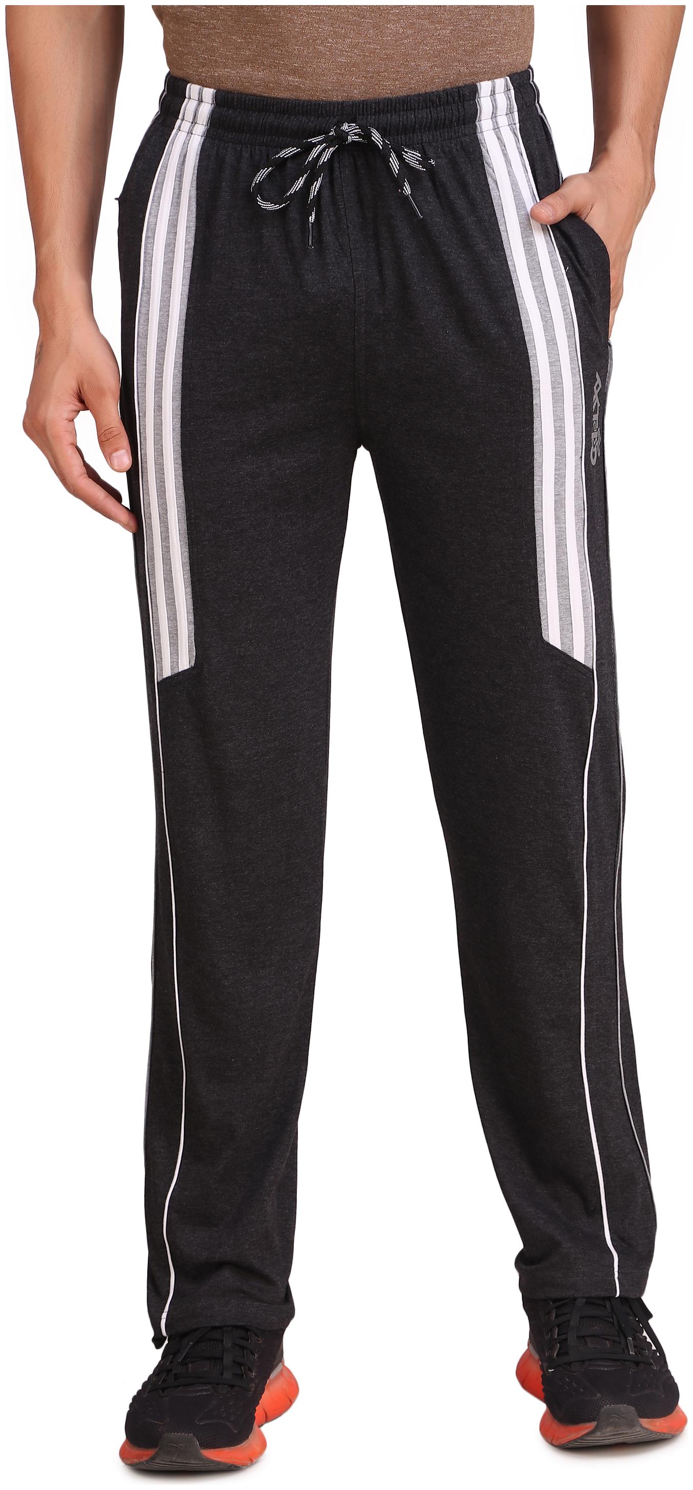 

AKTIO Men Grey Solid Regular fit Track pants