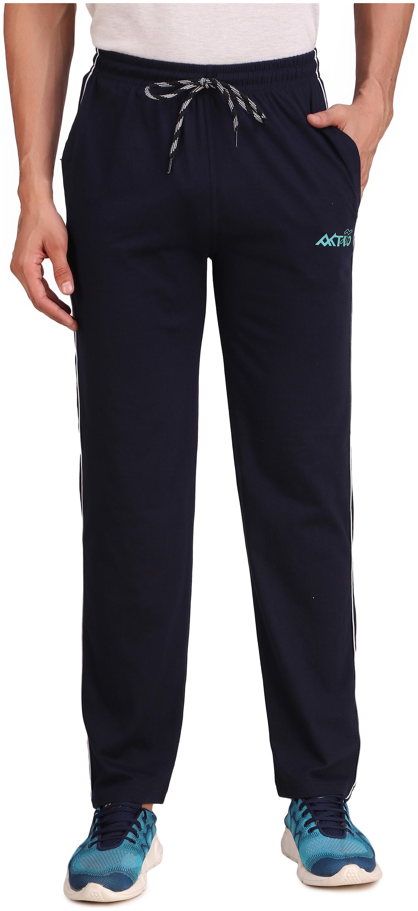 

AKTIO Men Navy blue Solid Regular fit Track pants