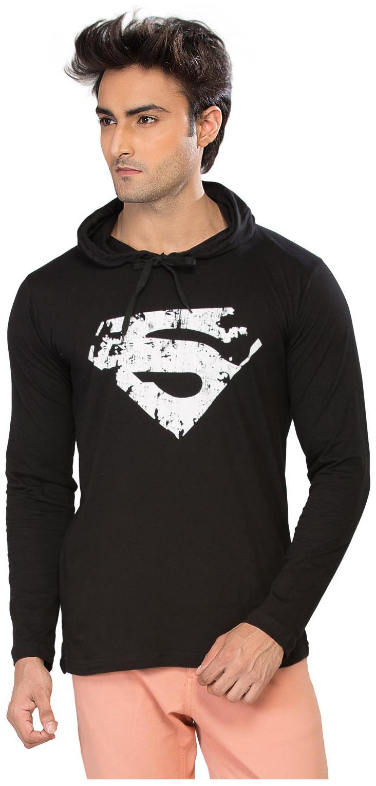 

Alan Jones Clothing Men Black Slim fit Cotton Mandarin collar T-Shirt - Pack Of 1