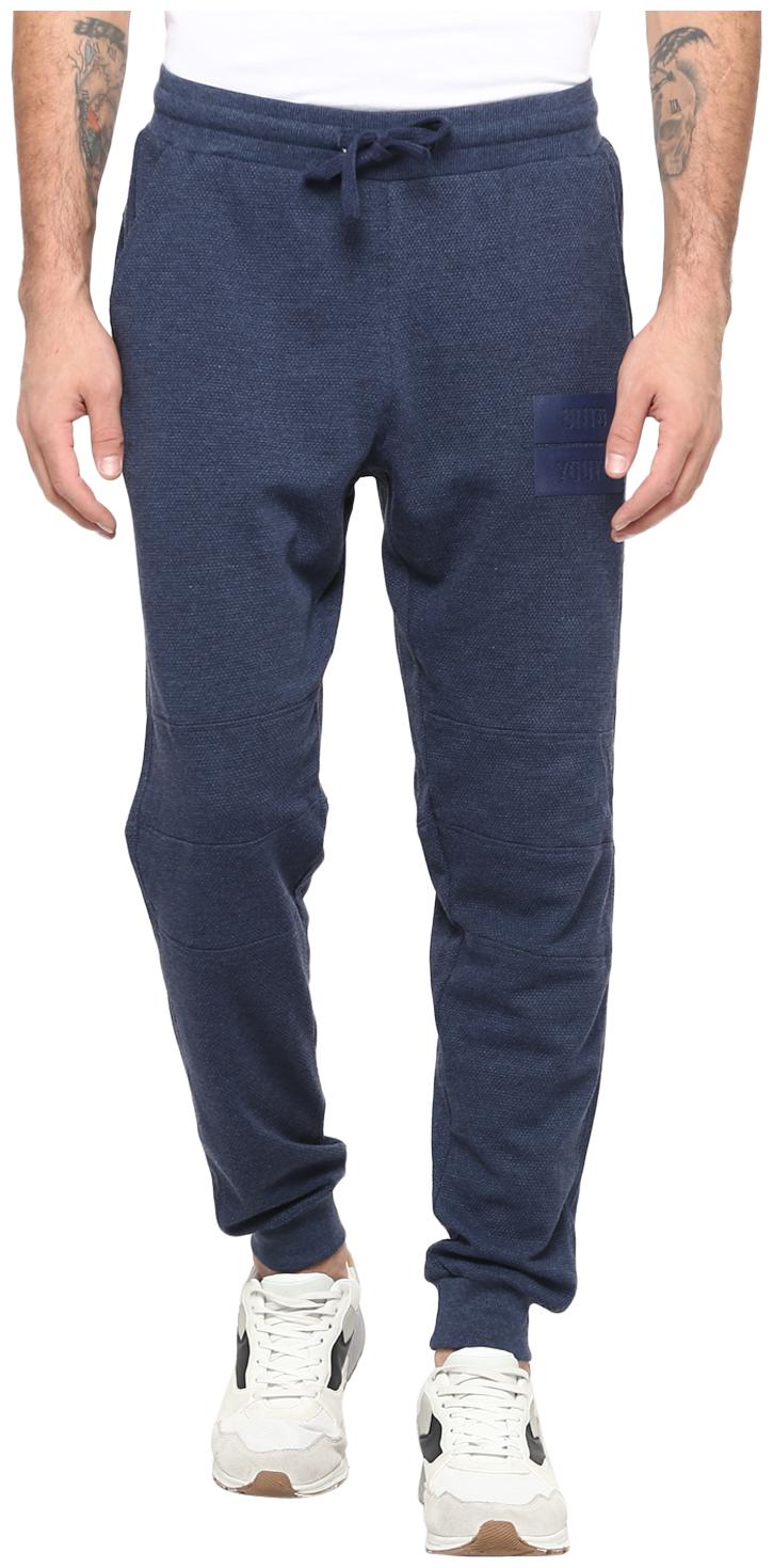 

Alan Jones Clothing Men Poly Cotton Track Pants Blue