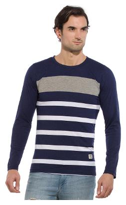 

Alan Jones Clothing Men Multi Slim fit Cotton Round neck T-Shirt - Pack Of 1