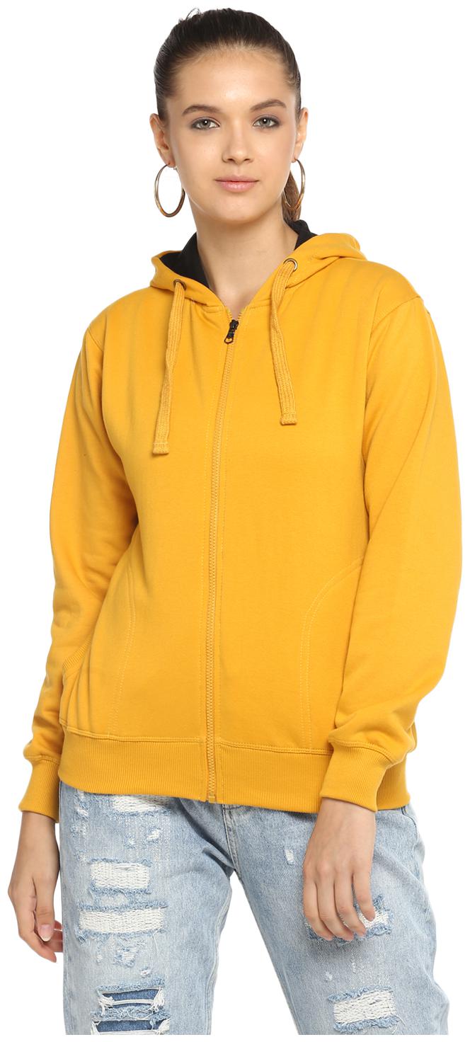

Alan Jones Clothing Women Solid Sweatshirt - Yellow