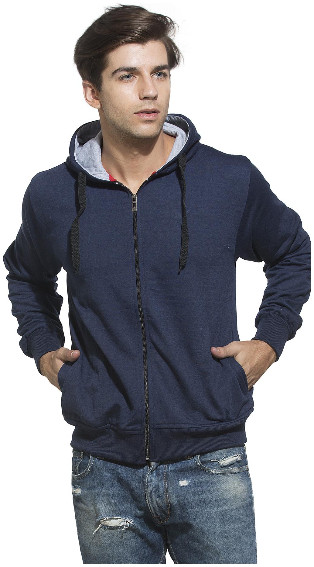 

Alan Jones Full Sleeves Hooded Sweatshirt