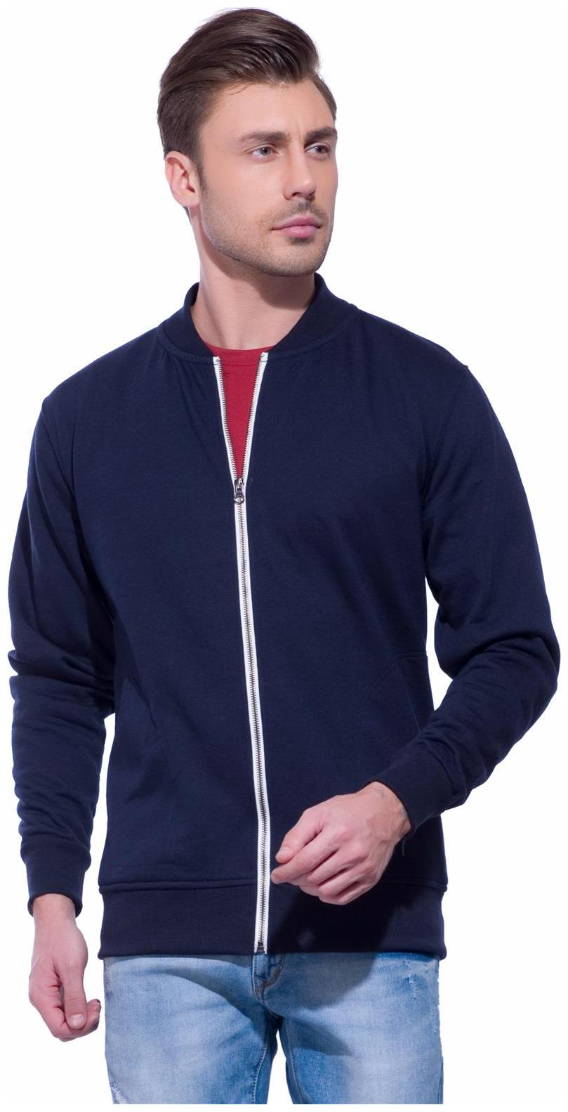 

Alan Jones Clothing Men Blue High neck Sweatshirt