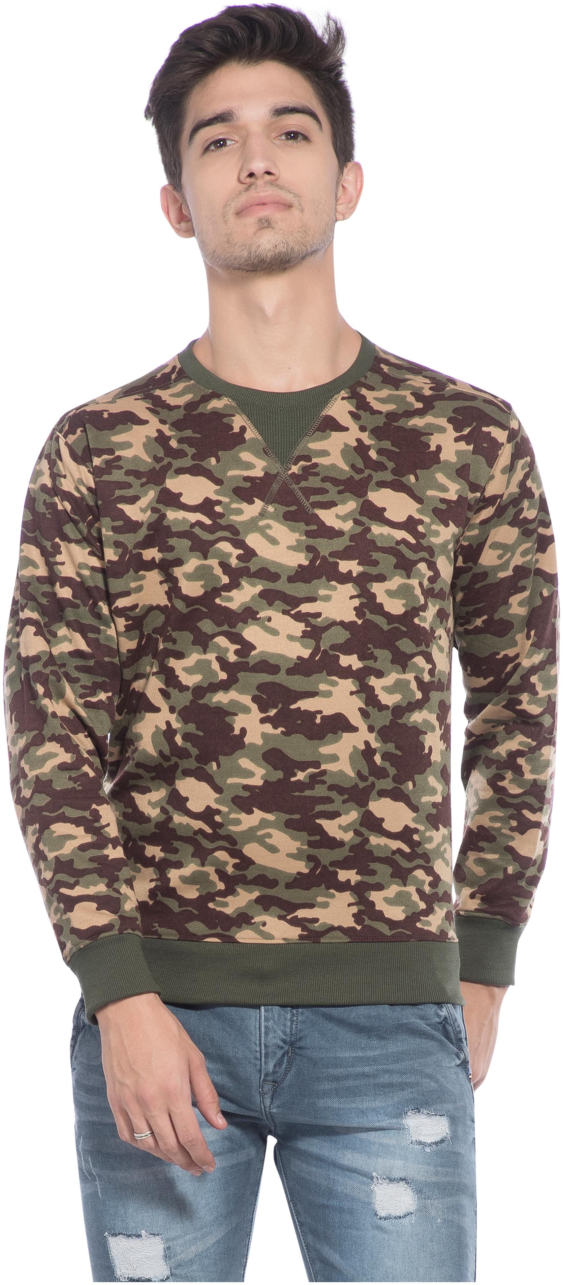 

Alan Jones Clothing Men Green Round neck Sweatshirt