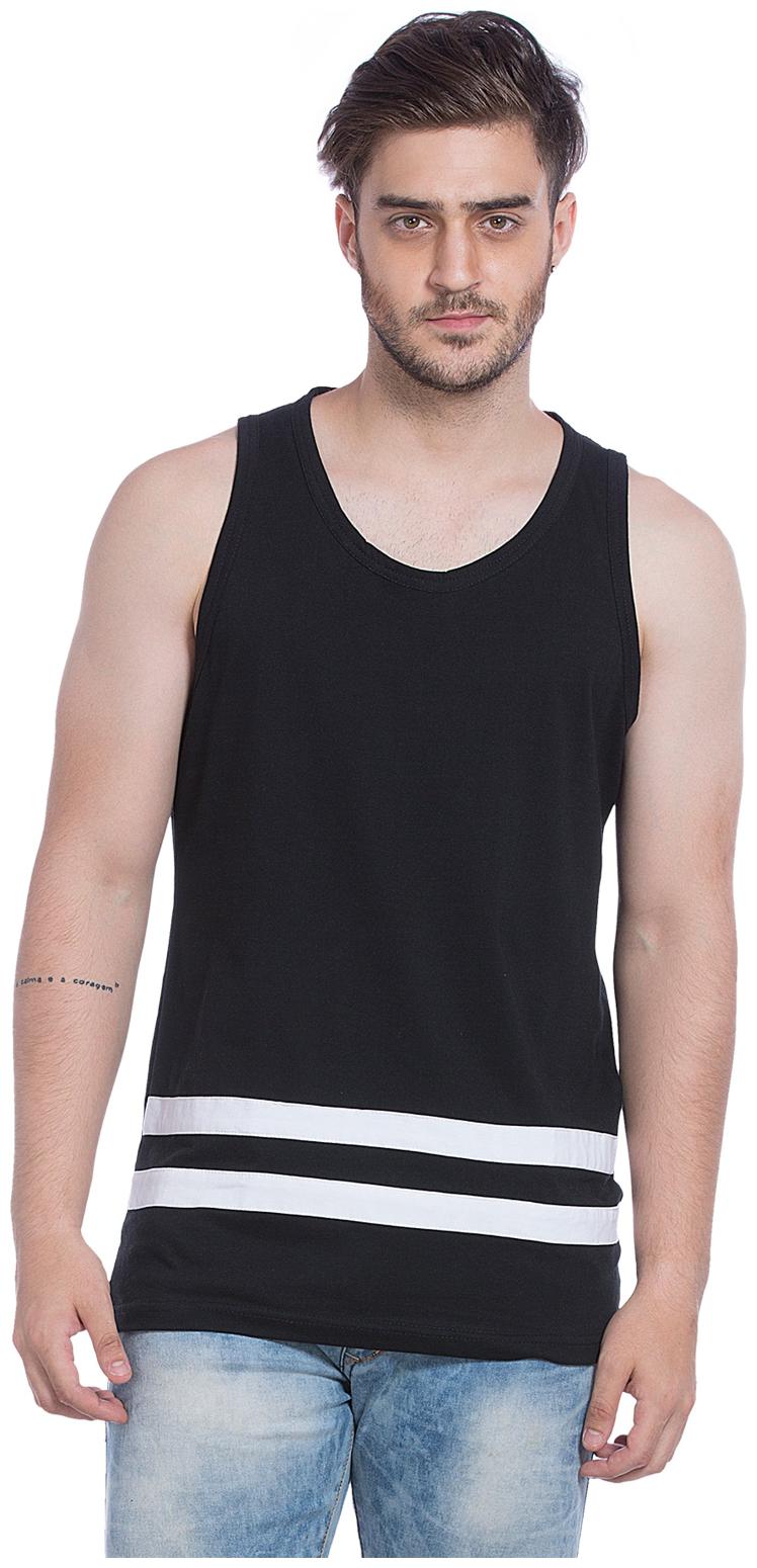 

Alan Jones Clothing Men Black Slim fit Cotton Scoop neck T-Shirt - Pack Of 1