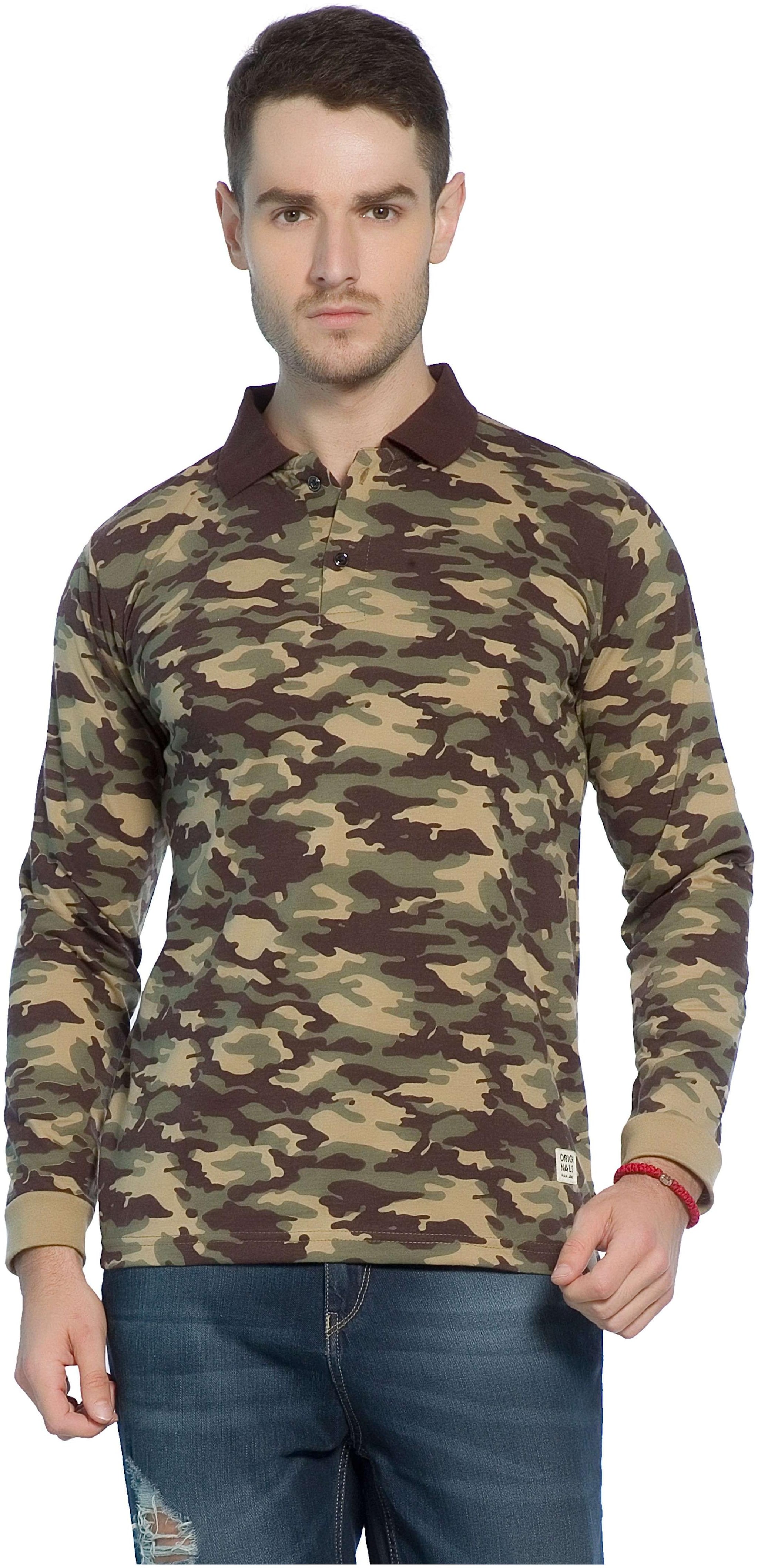 

Alan Jones Clothing Men Green Slim fit Cotton Polo collar T-Shirt - Pack Of 1