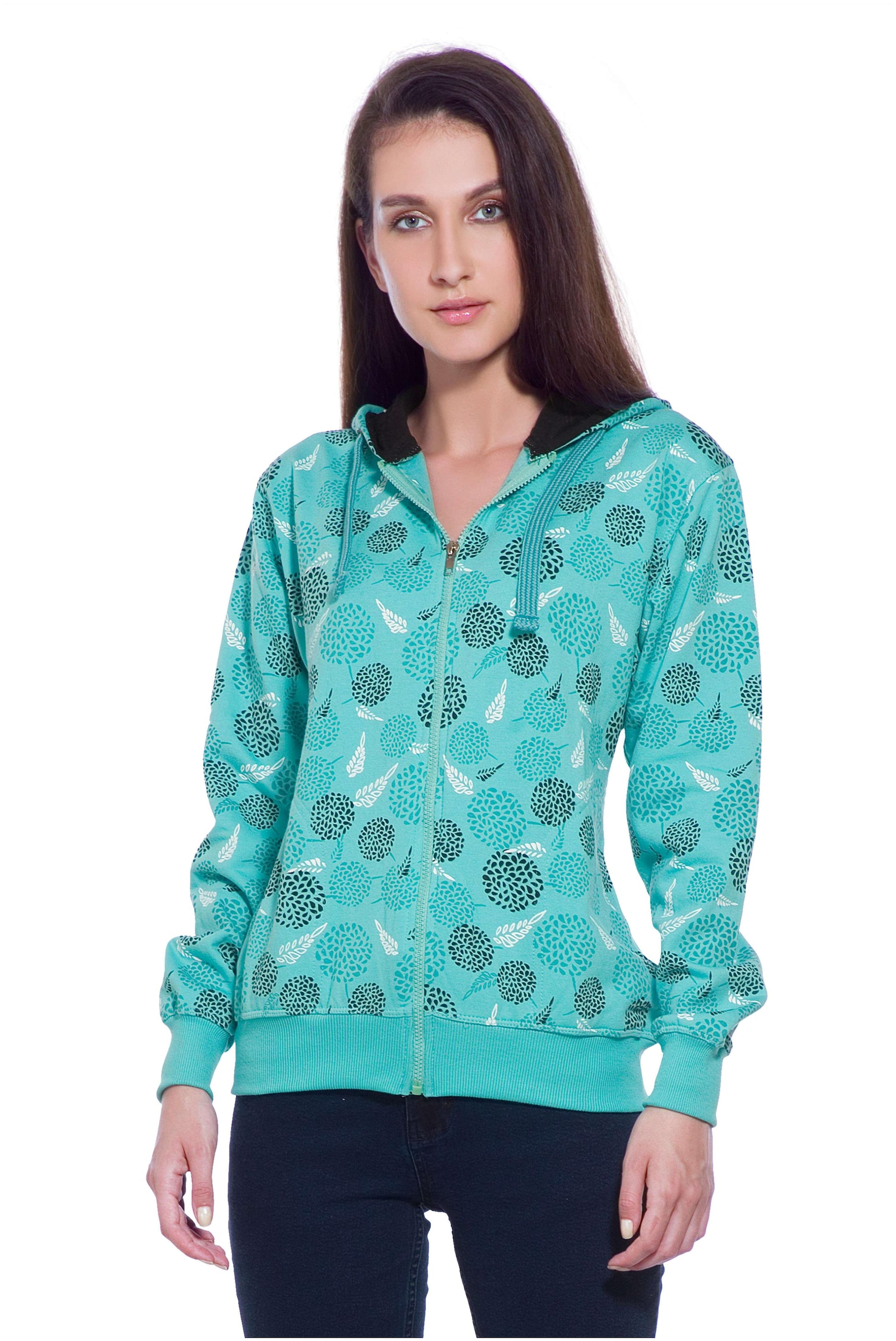 

Alan Jones Clothing Women Floral Sweatshirt - Blue