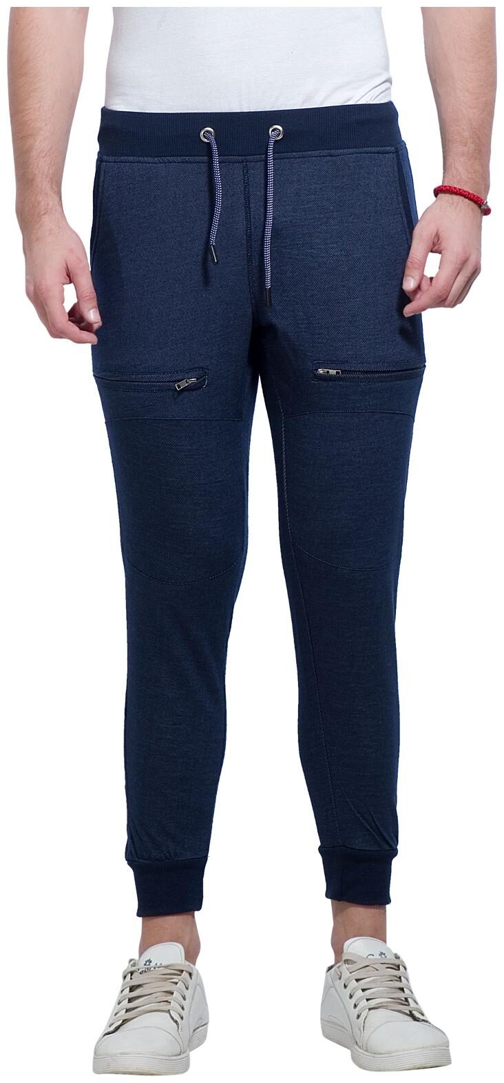 

Alan Jones Solid Men s Navy Track Pants