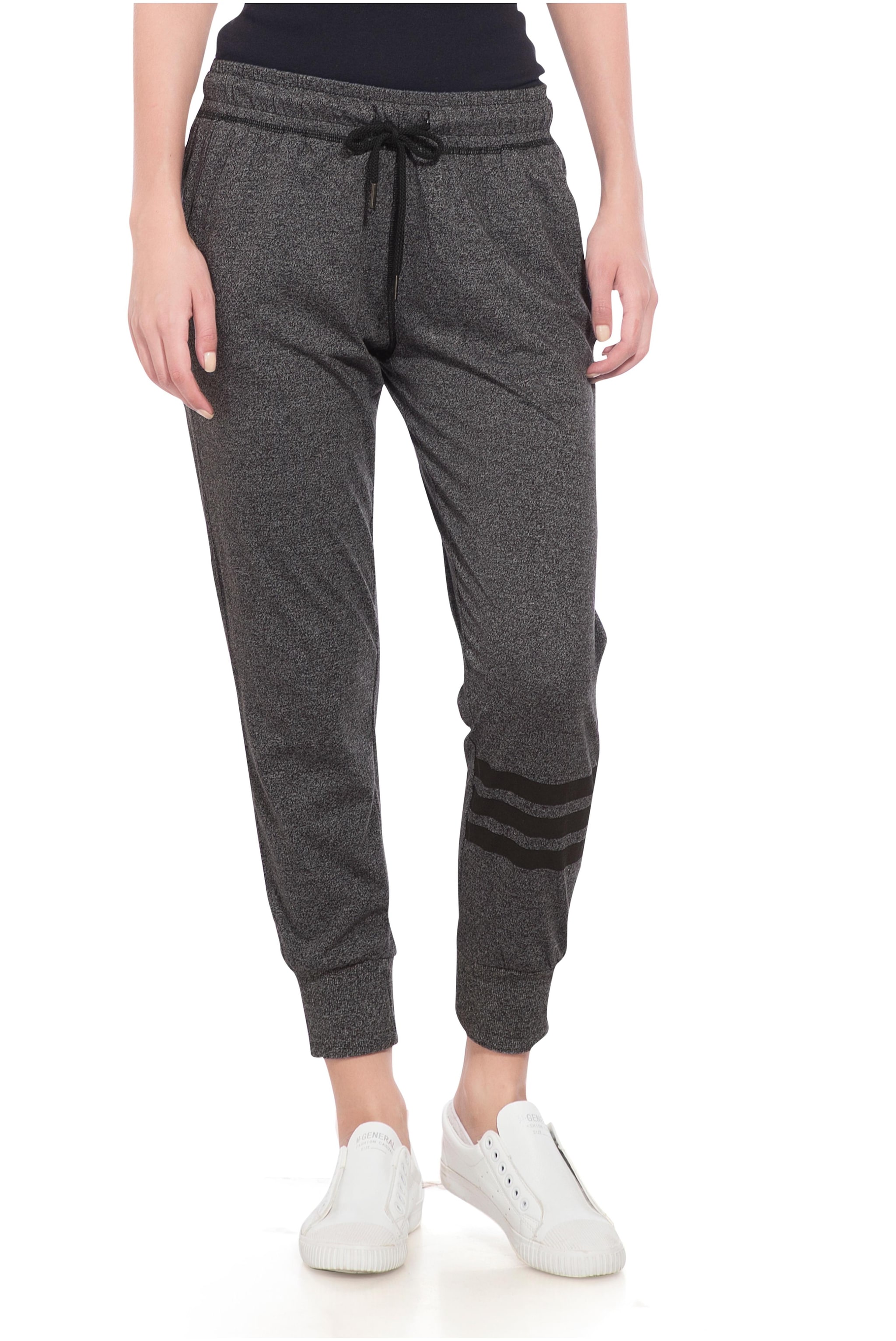 

Alan Jones Women Slim fit Cotton Solid Track pants - Black