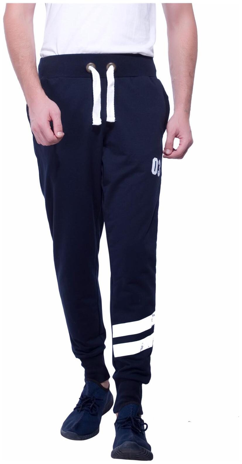 

Alan Jones Clothing Men Blue Solid Slim fit Track pants
