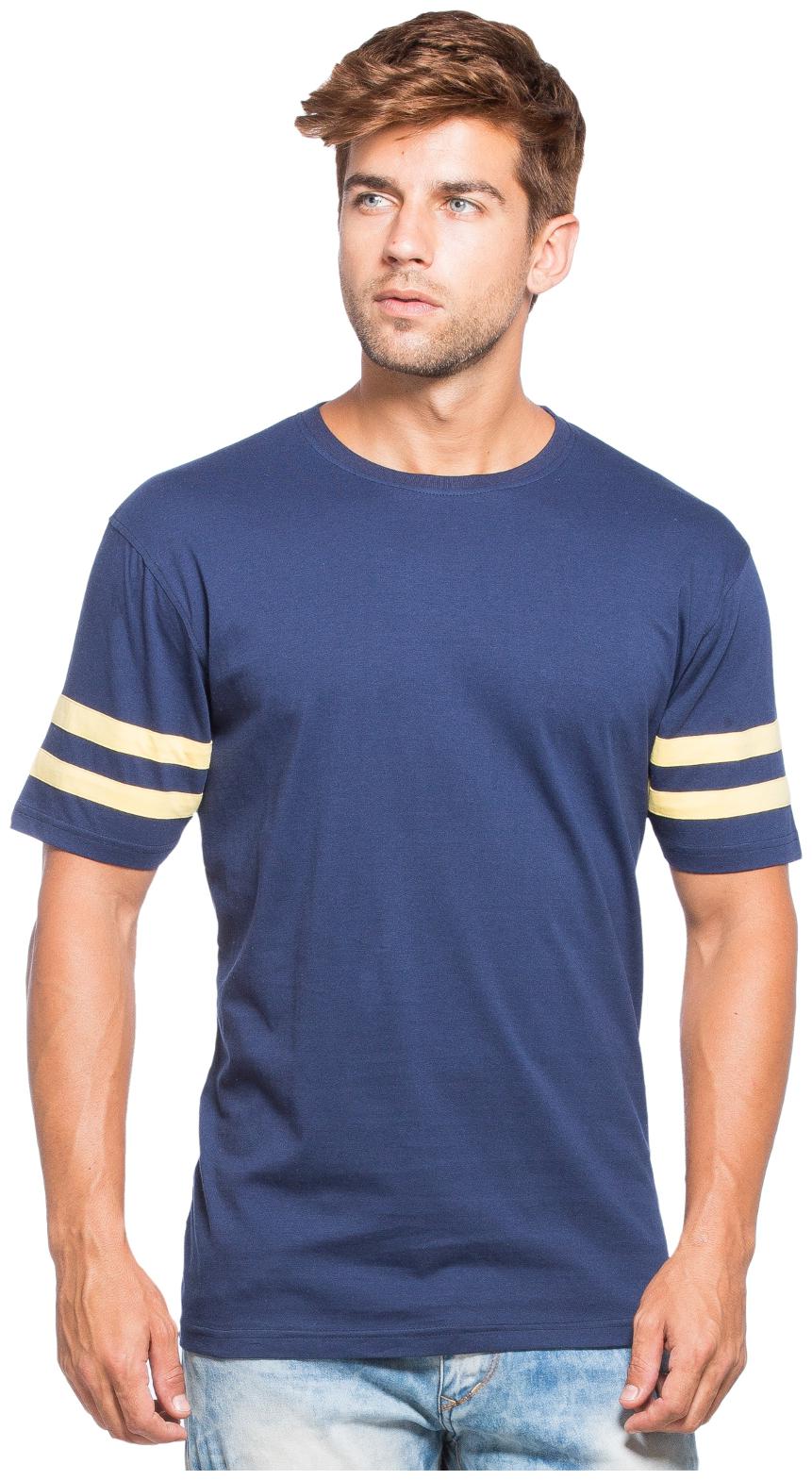 

Alan Jones Clothing Men Blue Slim fit Cotton Round neck T-Shirt - Pack Of 1