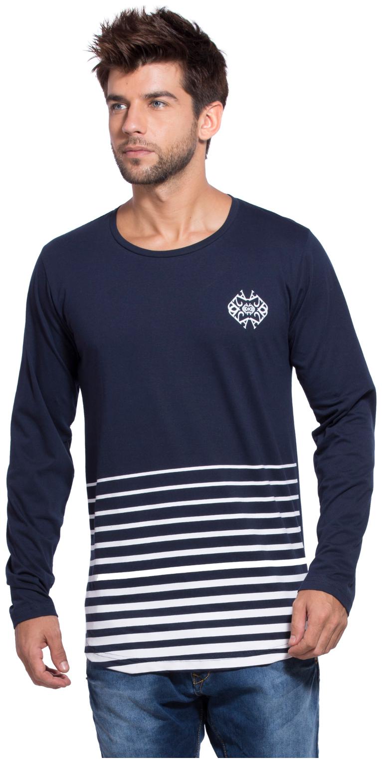 

Alan Jones Clothing Men Blue Slim fit Cotton Round neck T-Shirt - Pack Of 1