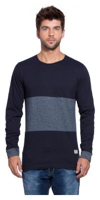 

Alan Jones Clothing Men Blue Slim fit Cotton Round neck T-Shirt - Pack Of 1