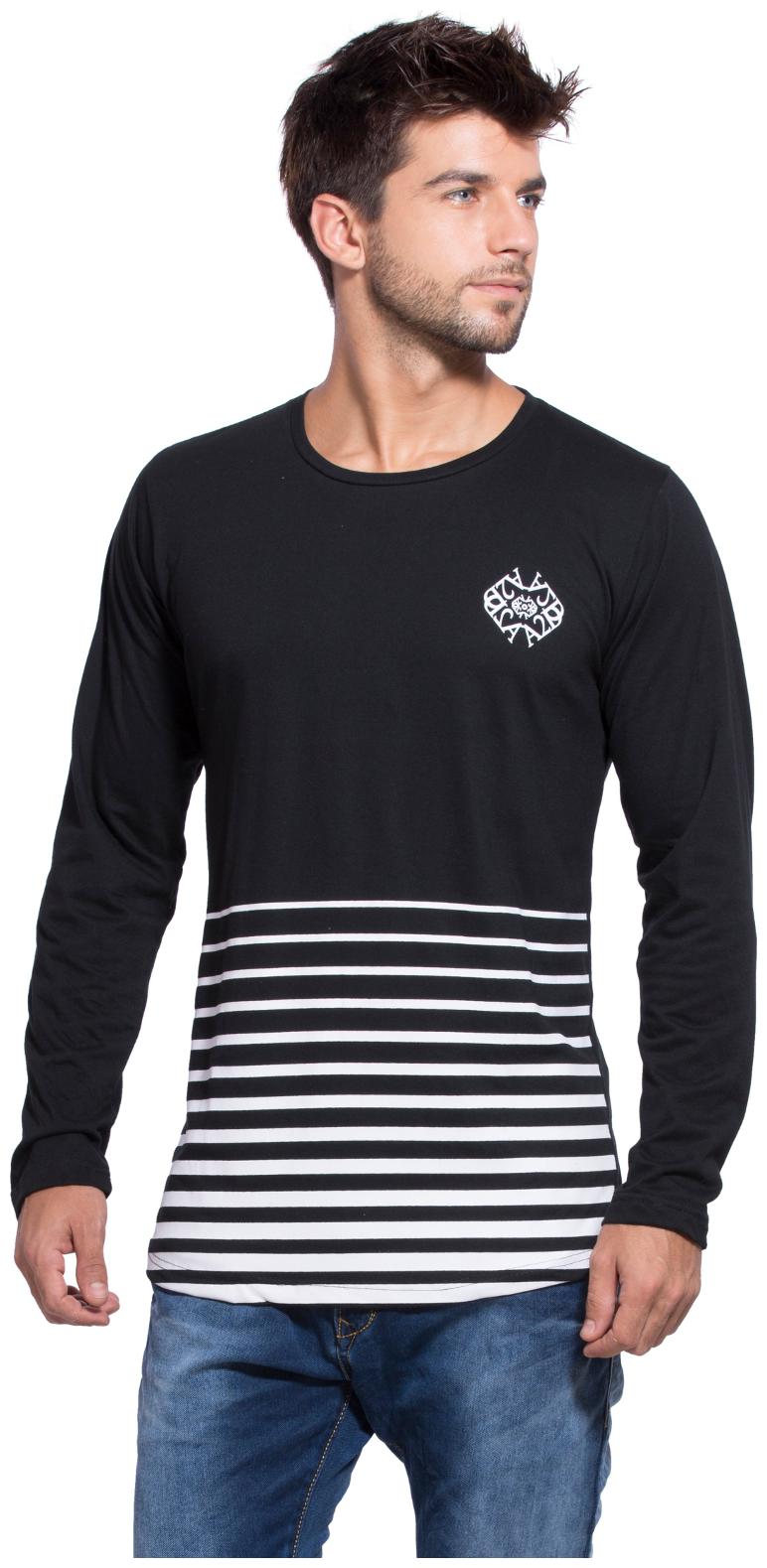 

Alan Jones Clothing Men Black Slim fit Cotton Round neck T-Shirt - Pack Of 1