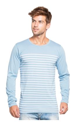

Alan Jones Clothing Men Blue Slim fit Cotton Round neck T-Shirt - Pack Of 1
