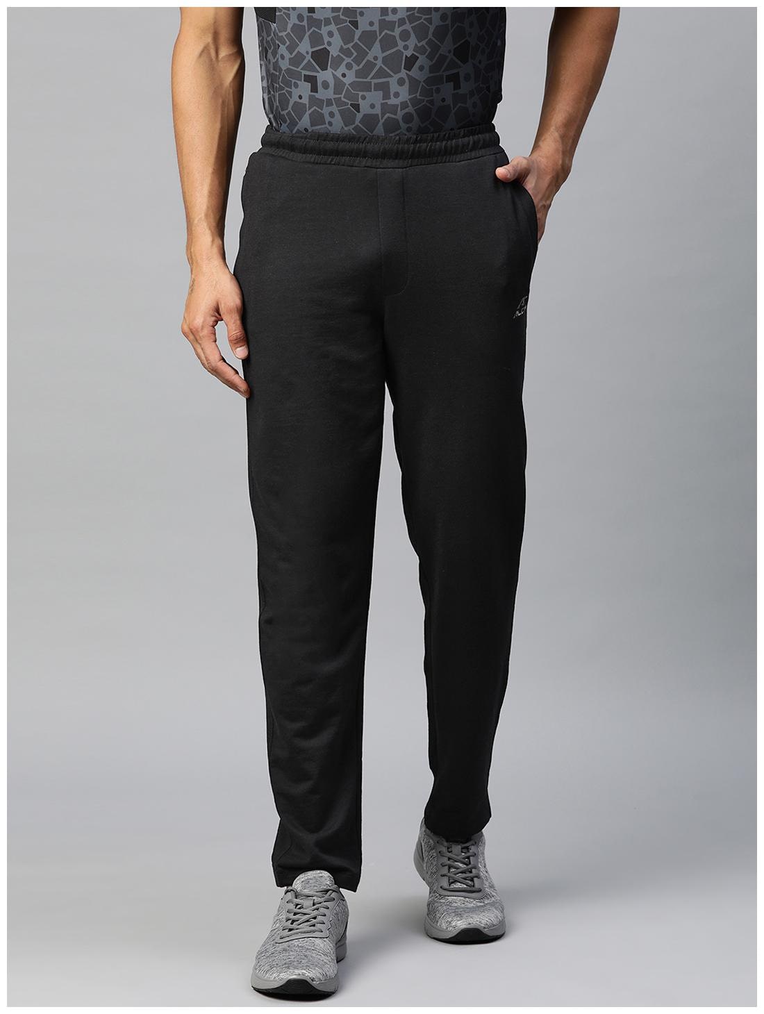 

Alcis Men Black Solid Slim fit Track pants